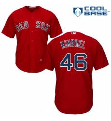 Youth Majestic Boston Red Sox #46 Craig Kimbrel Replica Red Alternate Home Cool Base MLB Jersey