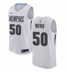 Youth Nike Memphis Grizzlies #50 Bryant Reeves Swingman White NBA Jersey - City Edition