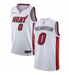 Women's Nike Miami Heat #0 Josh Richardson Authentic NBA Jersey - Association Edition