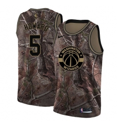 Women's Nike Washington Wizards #5 Juwan Howard Swingman Camo Realtree Collection NBA Jersey