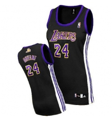 Women's Adidas Los Angeles Lakers #24 Kobe Bryant Authentic Black/Purple No. NBA Jersey