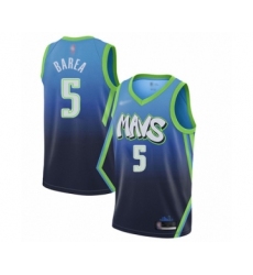 Women's Dallas Mavericks #5 Jose Juan Barea Swingman Blue Basketball Jersey - 2019 20 City Edition