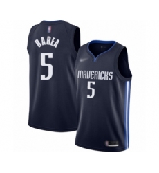 Youth Dallas Mavericks #5 Jose Juan Barea Swingman Navy Finished Basketball Jersey - Statement Edition
