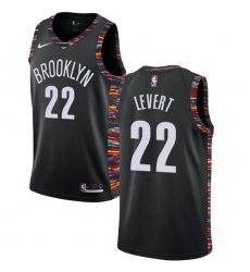 Women's Nike Brooklyn Nets #22 Caris LeVert Swingman Black NBA Jersey - 2018 19 City Edition