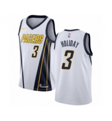 Youth Nike Indiana Pacers #3 Joe Young White Swingman Jersey - Earned Edition