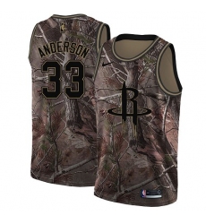 Men's Nike Houston Rockets #33 Ryan Anderson Swingman Camo Realtree Collection NBA Jersey
