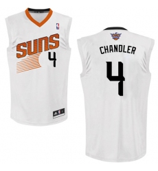 Women's Adidas Phoenix Suns #4 Tyson Chandler Swingman White Home NBA Jersey