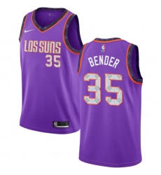 Women's Nike Phoenix Suns #35 Dragan Bender Swingman Purple NBA Jersey - 2018 19 City Edition