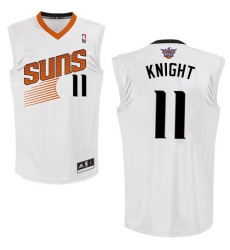 Men's Adidas Phoenix Suns #11 Brandon Knight Swingman White Home NBA Jersey