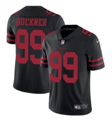 Men's Nike San Francisco 49ers #99 DeForest Buckner Black Alternate Vapor Untouchable Limited Player NFL Jersey