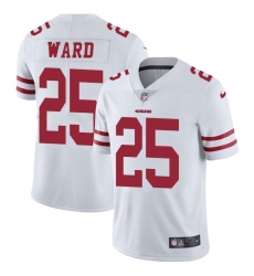 Men's Nike San Francisco 49ers #25 Jimmie Ward White Vapor Untouchable Limited Player NFL Jersey