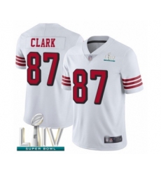 Youth San Francisco 49ers #87 Dwight Clark Limited White Rush Vapor Untouchable Super Bowl LIV Bound Football Jersey