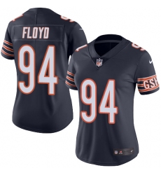 Women's Nike Chicago Bears #94 Leonard Floyd Navy Blue Team Color Vapor Untouchable Limited Player NFL Jersey