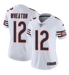 Women's Nike Chicago Bears #12 Markus Wheaton White Vapor Untouchable Limited Player NFL Jersey
