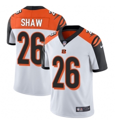 Youth Nike Cincinnati Bengals #26 Josh Shaw Vapor Untouchable Limited White NFL Jersey