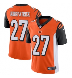 Youth Nike Cincinnati Bengals #27 Dre Kirkpatrick Vapor Untouchable Limited Orange Alternate NFL Jersey