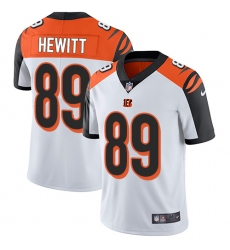 Youth Nike Cincinnati Bengals #89 Ryan Hewitt Elite White NFL Jersey