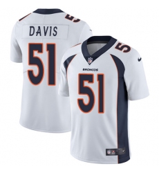 Youth Nike Denver Broncos #51 Todd Davis White Vapor Untouchable Limited Player NFL Jersey