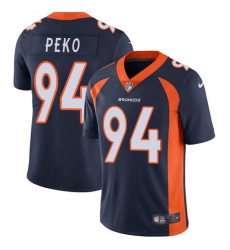 Men's Nike Denver Broncos #94 Domata Peko Navy Blue Alternate Vapor Untouchable Limited Player NFL Jersey