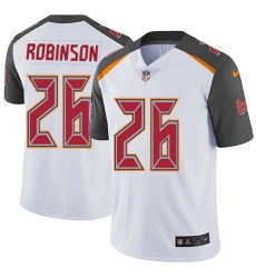 Youth Nike Tampa Bay Buccaneers #26 Josh Robinson White Vapor Untouchable Limited Player NFL Jersey