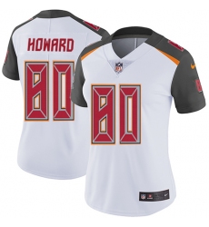 Women's Nike Tampa Bay Buccaneers #80 O. J. Howard White Vapor Untouchable Limited Player NFL Jersey