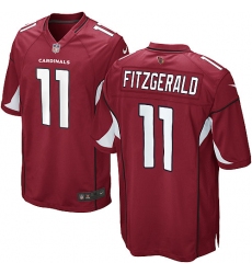 Men's Nike Arizona Cardinals #11 Larry Fitzgerald Game Red Team Color NFL Jersey