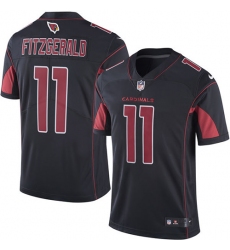 Youth Nike Arizona Cardinals #11 Larry Fitzgerald Limited Black Rush Vapor Untouchable NFL Jersey
