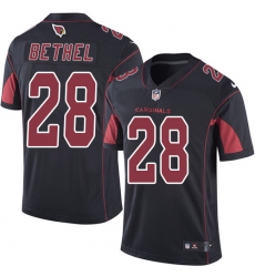 Youth Nike Arizona Cardinals #28 Justin Bethel Limited Black Rush Vapor Untouchable NFL Jersey