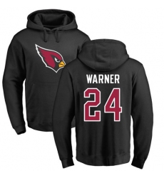 NFL Nike Arizona Cardinals #24 Adrian Wilson Black Name & Number Logo Pullover Hoodie