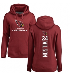 NFL Women's Nike Arizona Cardinals #24 Adrian Wilson Maroon Backer Pullover Hoodie