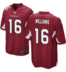 Men's Nike Arizona Cardinals #16 Chad Williams Game Red Team Color NFL Jersey