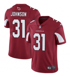 Men's Nike Arizona Cardinals #31 David Johnson Red Team Color Vapor Untouchable Limited Player NFL Jersey