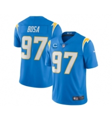 Men's Los Angeles Chargers 2022 #97 Joey Bosa Blue With 2-star C Patch Vapor Untouchable Limited Stitched NFL Jersey