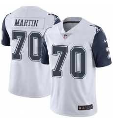 Youth Nike Dallas Cowboys #70 Zack Martin Limited White Rush Vapor Untouchable NFL Jersey