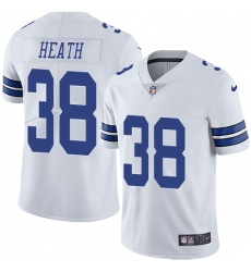 Youth Nike Dallas Cowboys #38 Jeff Heath White Vapor Untouchable Limited Player NFL Jersey