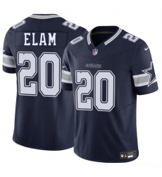 Men's Dallas Cowboys #20 Kaiir Elam Navy 2025 F.U.S.E. Vapor Untouchable Limited Football Stitched Jersey