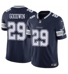 Men's Dallas Cowboys #29 C.J. Goodwin Navy 2025 F.U.S.E Vapor Untouchable Limited Football Stitched Jersey