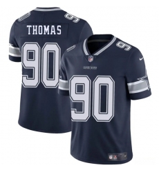 Men's Dallas Cowboys #90 Solomon Thomas Navy 2025 Vapor Untouchable Limited Football Stitched Jersey