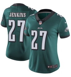Women's Nike Philadelphia Eagles #27 Malcolm Jenkins Midnight Green Team Color Vapor Untouchable Limited Player NFL Jersey