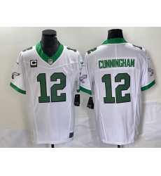 Men's Nike Philadelphia Eagles #12 Randall Cunningham White 2023 F.U.S.E. Vapor Untouchable C Stitched Football Jersey