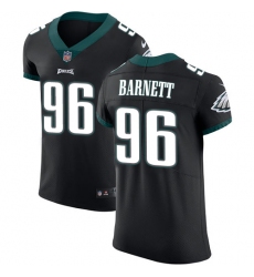 Men's Nike Philadelphia Eagles #96 Derek Barnett Black Alternate Vapor Untouchable Elite Player NFL Jersey