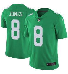 Youth Nike Philadelphia Eagles #8 Donnie Jones Limited Green Rush Vapor Untouchable NFL Jersey