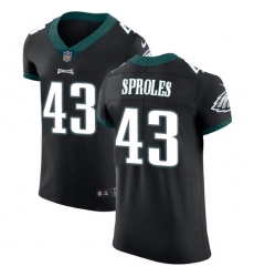 Men's Nike Philadelphia Eagles #43 Darren Sproles Black Alternate Vapor Untouchable Elite Player NFL Jersey