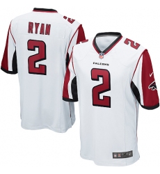 Men's Nike Atlanta Falcons #2 Matt Ryan Game White NFL Jersey