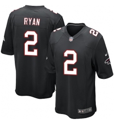 Youth Nike Atlanta Falcons #2 Matt Ryan Game Black Alternate NFL Jersey