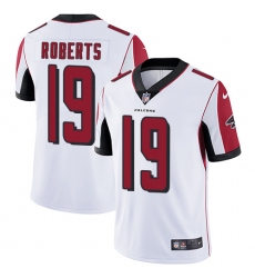 Men's Nike Atlanta Falcons #19 Andre Roberts White Vapor Untouchable Limited Player NFL Jersey
