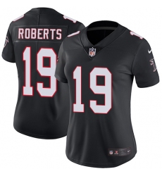 Women's Nike Atlanta Falcons #19 Andre Roberts Black Alternate Vapor Untouchable Limited Player NFL Jersey