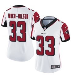 Women's Nike Atlanta Falcons #33 Blidi Wreh-Wilson White Vapor Untouchable Limited Player NFL Jersey