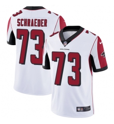 Men's Nike Atlanta Falcons #73 Ryan Schraeder White Vapor Untouchable Limited Player NFL Jersey