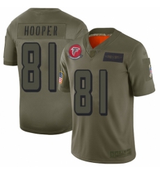 Men's Atlanta Falcons #81 Austin Hooper Limited Camo 2019 Salute to Service Football Jersey